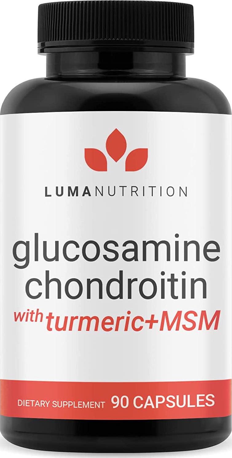 Glucosamine Chondroitin MSM - Turmeric, Boswellia - Premium Joint Supplement - Joint Support - Joint Supplements for Men and Women - Joint Health - 90 Capsules