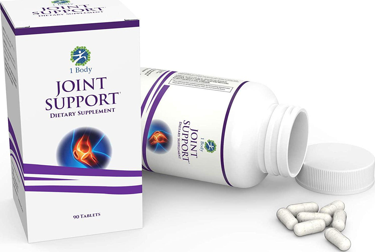 Glucosamine, Chondroitin, MSM - Clinically Proven ApresFlex, Turmeric Curcumin (Curcuma Extract 95% Curcuminoids) and More - Joint Support Supplement for Men and Women