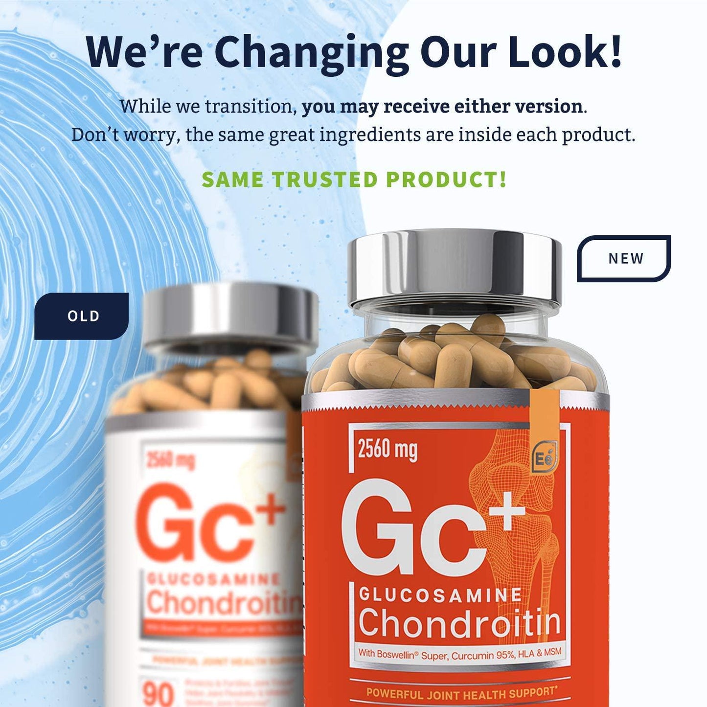 Glucosamine Chondroitin MSM Boswellia Serrata Hyaluronic Acid Supplement - Essential Elements | Joint Support Antioxidant Supplement for Flexibility - 90 Capsules