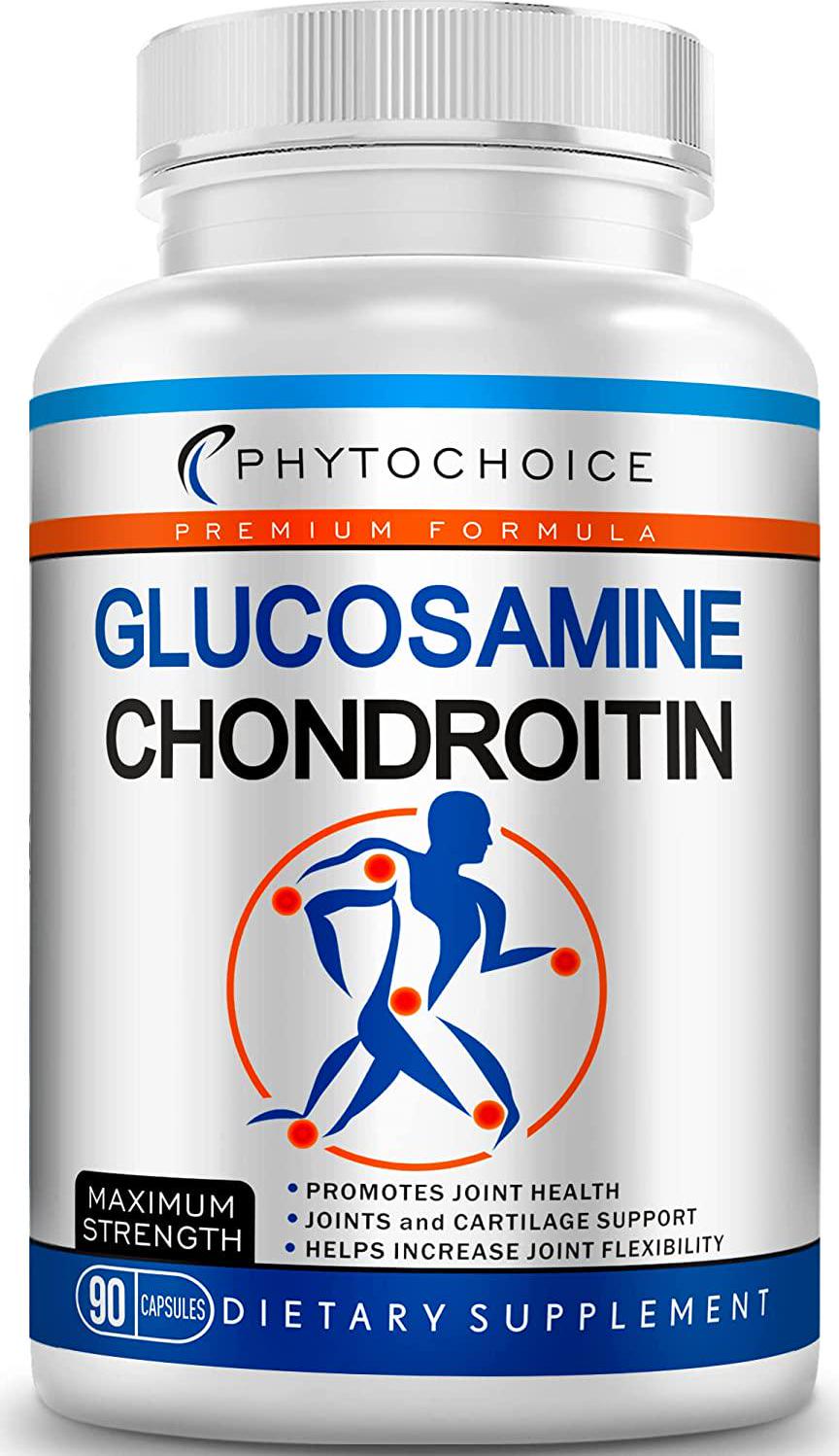 Glucosamine Chondroitin MSM Turmeric Boswellia-Triple Strength Joint Supplement to Support Joint Health-Inflammatory Response-Soothe Joint Discomfort Relief-Glucosamine Sulfate for Women and Men-90 Ct
