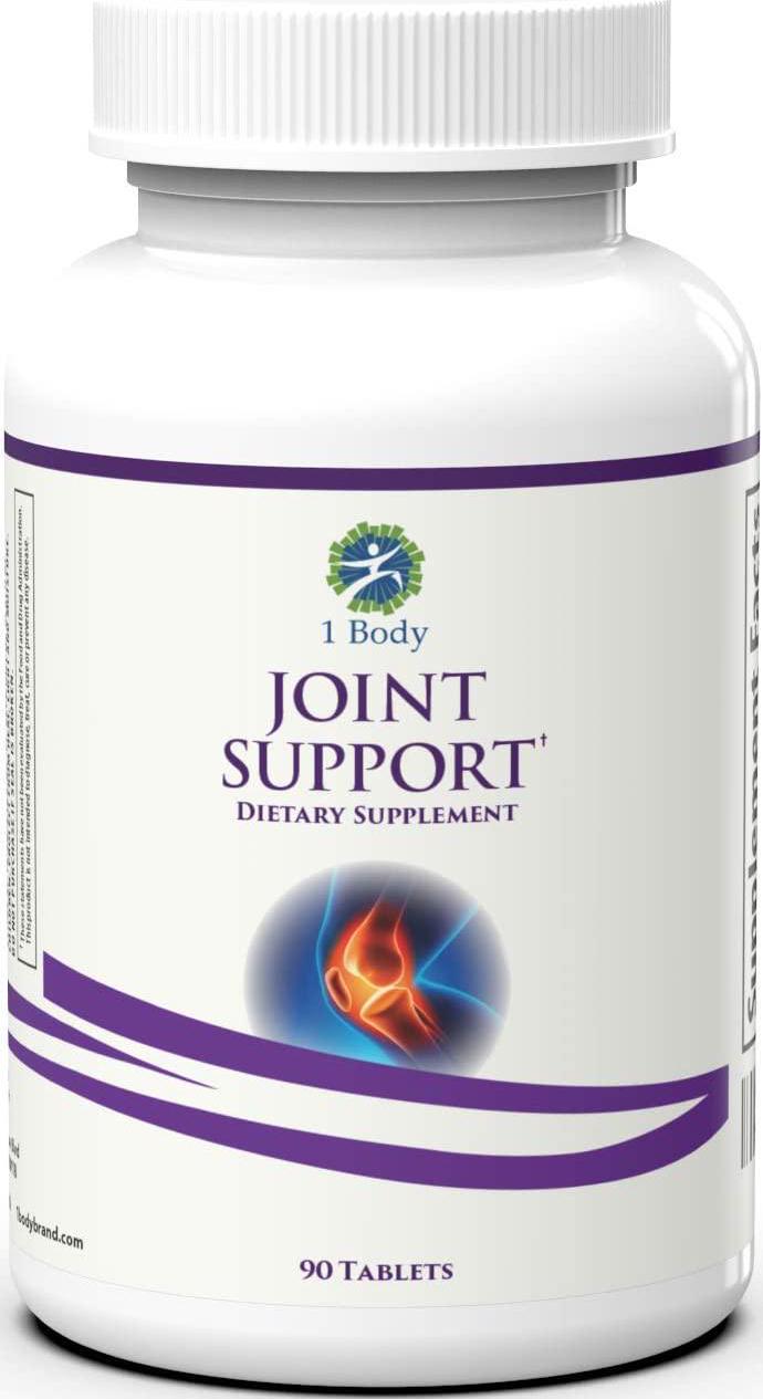 Glucosamine, Chondroitin, MSM - Clinically Proven ApresFlex, Turmeric Curcumin (Curcuma Extract 95% Curcuminoids) and More - Joint Support Supplement for Men and Women