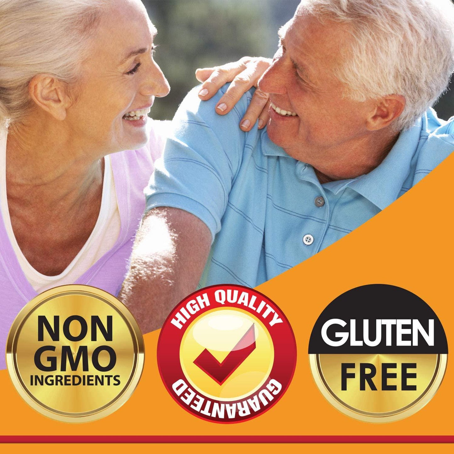 Glucosamine Chondroitin + MSM and Turmeric 100% Pure and Premium (Bulk 270 Capsules) - 100% Pure, Non-GMO - Allergen Free