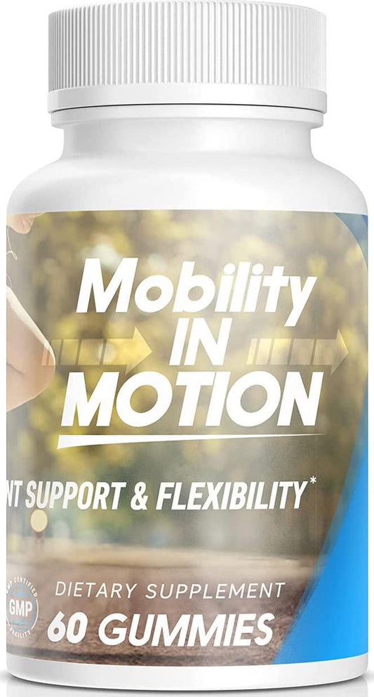 Glucosamine Gummies - Joint Support Gummy, Extra Strength with Vitamin E - Assists Cartilage and Flexibility, Natural Immune Health Support for Men, Women - Best Chewable Supplement, 60 Gummies