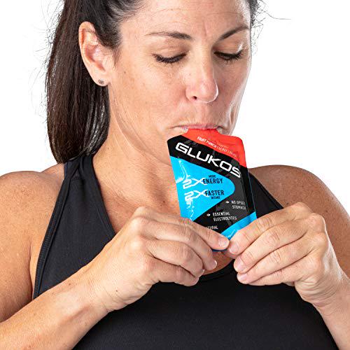 Glukos Energy Liquid Gel 2oz Packets, 12 Count Tray