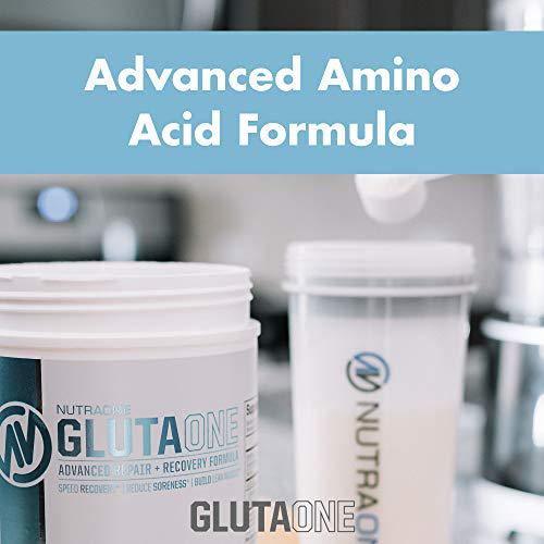 GlutaOne L-Glutamine Powder by NutraOne Post Workout Recovery Supplement (75 Servings)