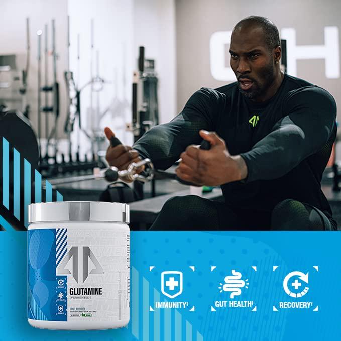 Glutamine 300 by AP Sports Regimen | 100% Pure Vegan Fermented L-Glutamine | Recover Faster, Strengthen Immune System | 300 Grams 60 Servings