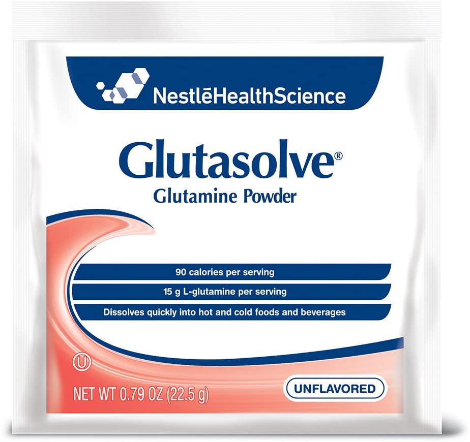 Glutasolve Glutamine Powder Unflavored 0.79 oz Packet 56 Pack