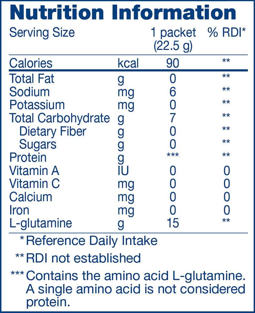 Glutasolve Glutamine Powder Unflavored 0.79 oz Packet 56 Pack