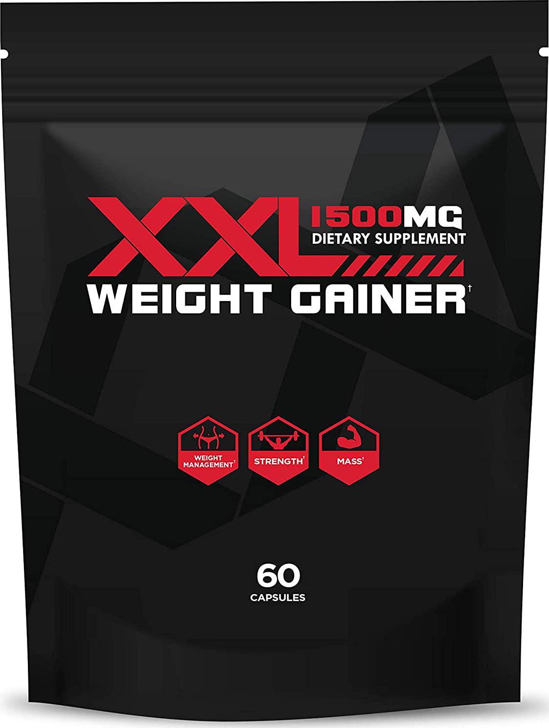 Gluteboost - ThickFix XXL (1500 Mg) - All-Natural, Plant-Based Weight Gainer and Appetite Stimulant - Curve and Muscle Enhancing Protein Powder - Volumizer Supplement for Women - 1 Month