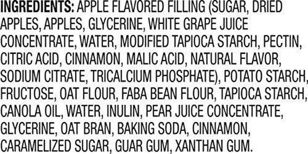 Glutino Gluten Free Oven Baked Bar, Apple Cinnamon, Naturally Flavored, 5 ct