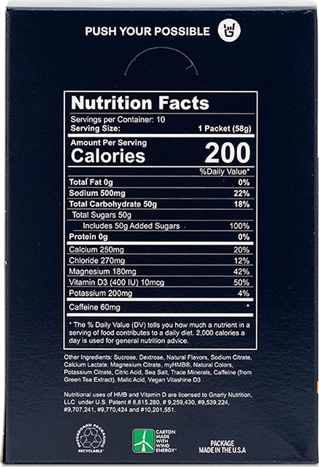 Gnarly Nutrition, Fuel 2O Performance, 10-Pack, Cherry Cola