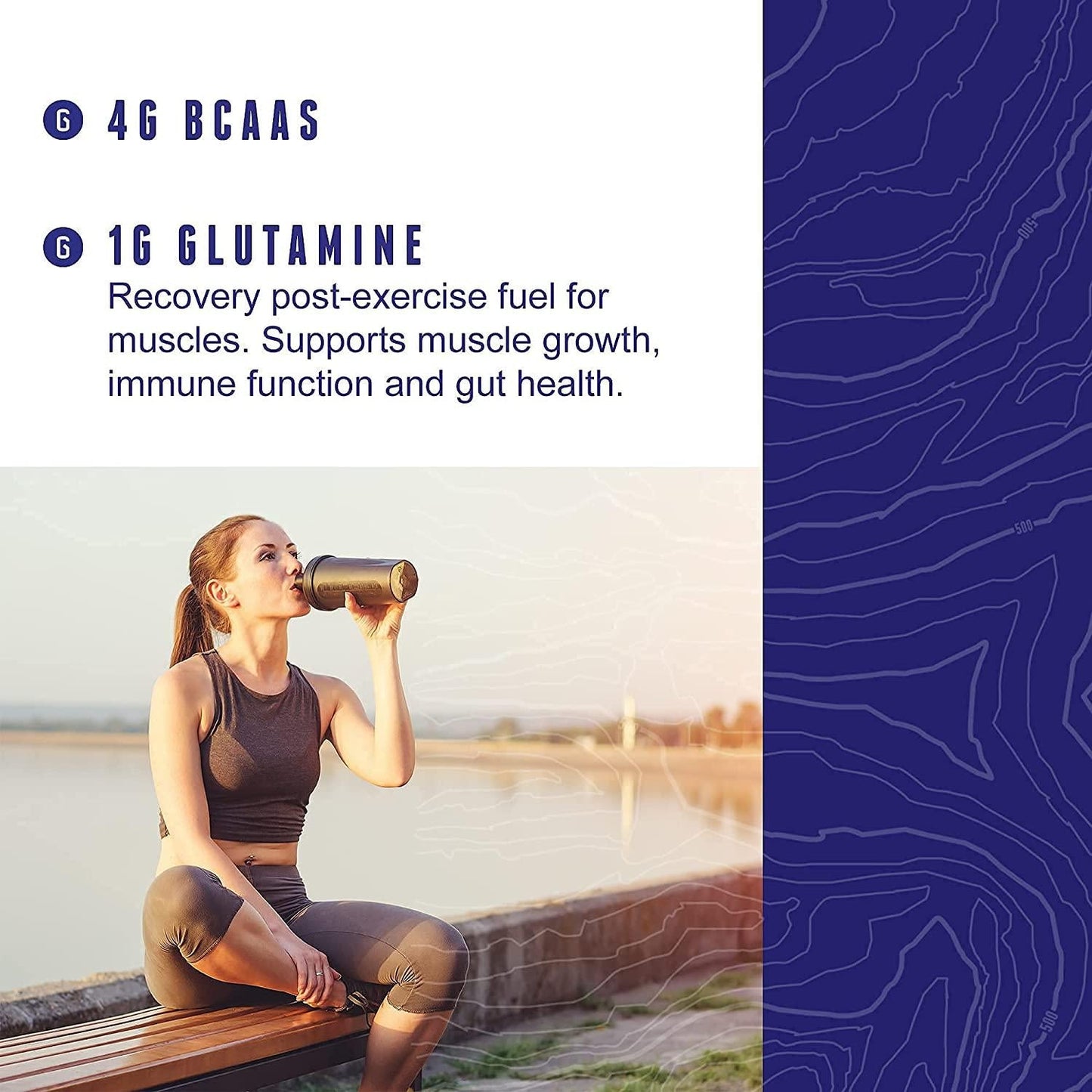 Go Condition BCAA Recovery Plus | 2:1:1 BCAA Powder | Sugar Free, Zero Carbs, Zero Calorie Branched Chain Amino Acids Supplement | Essential Amino Acids for Post Workout Recovery | 30 Servings