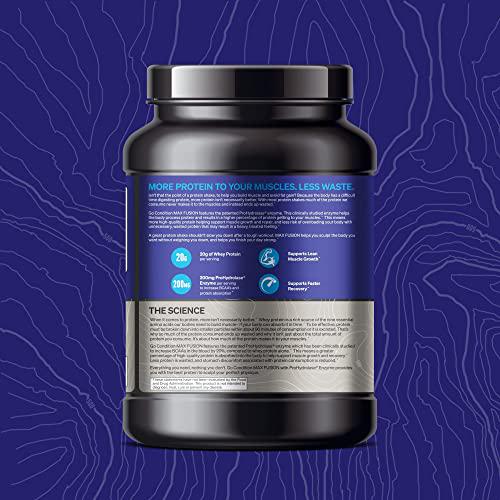 Go Condition Protein Powder Plus | Whey Protein Powder with 20g of Protein | Low Carb Protein Powder | Sugar Free Protein Powder | Easy to Digest Protein Powder | Cookies and Cream Flavor | 24 Servings