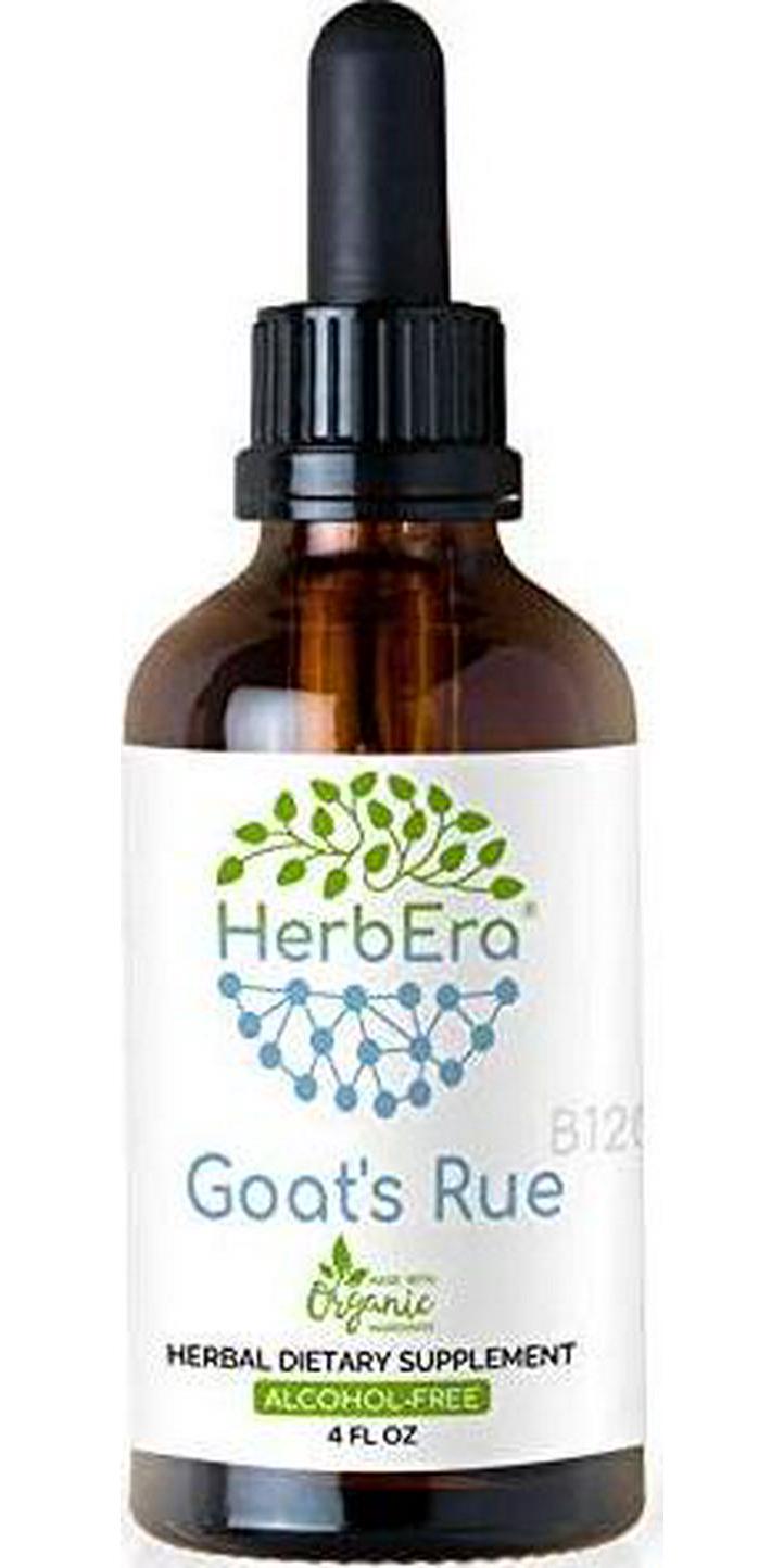 Goats Rue B120 Alcohol-Free Herbal Extract Tincture, Super-Concentrated Organic Goats Rue (Galega officinalis) (4 fl oz)
