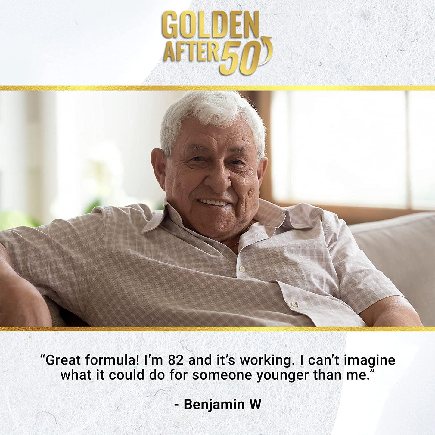 Golden After 50 BP-Activate - Cardiovascular Health Support - 60 Gelatin Capsules - Blood Circulation and Nitric Oxide Supplement with Essential Amino Acids - 800mg L Arginine, AAKG, L Citrulline