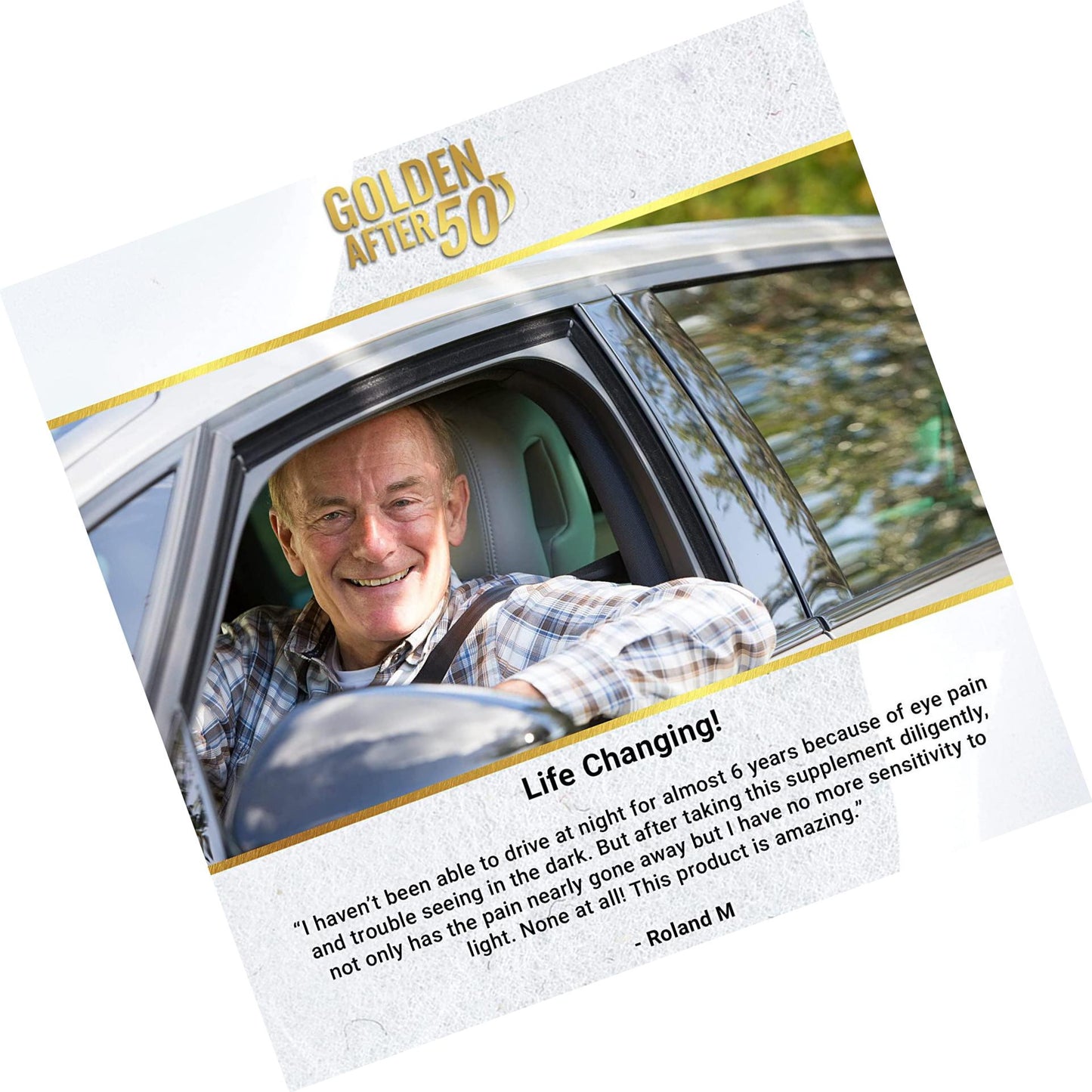 Golden After 50 VpMax-9 - Vision Support Supplement - 3 Bottles - Eye Health Support and Antioxidant Supplement with Eye Vitamins, Lutein, Lycopene and Bilberry Extract