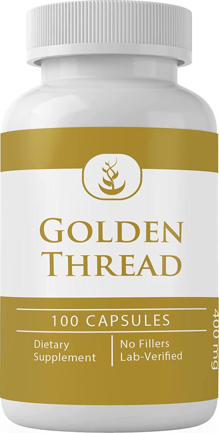 Golden Thread (100 Capsules) Chinese Coptis, Soothing Supplement*
