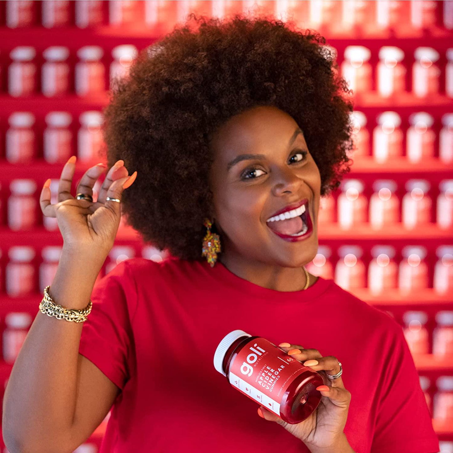 GoliÂ Apple Cider Vinegar Gummy Vitamins (1 Pack, 60 Count, Gelatin-Free, Gluten-Free, Vegan and Non-GMO Made with Essential Vitamins B9 and B12)