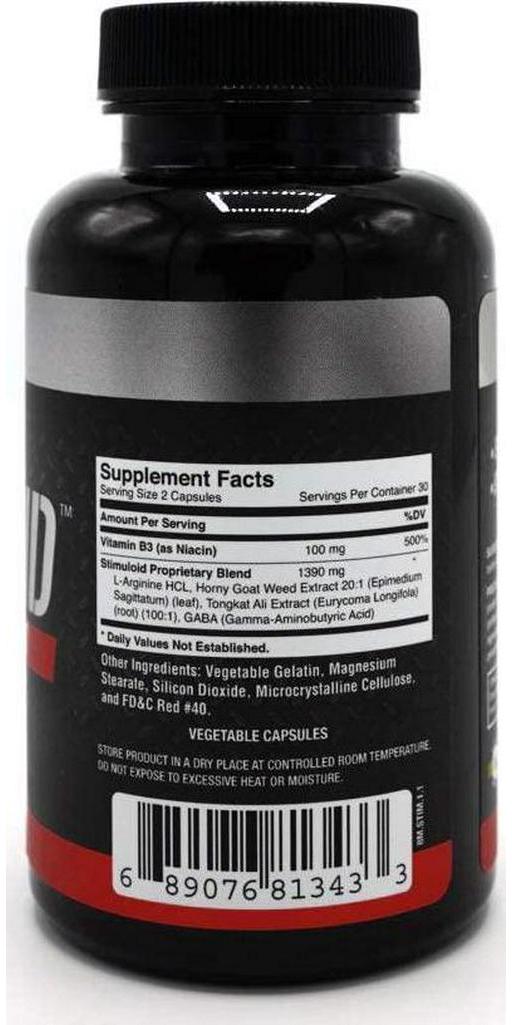Goliath Labs - Men's Test Booster and Natural Stamina Enhancing Energy Pills All Natural Endurance and Strength Gainer (60 Vegetarian Capsules) - Made in USA