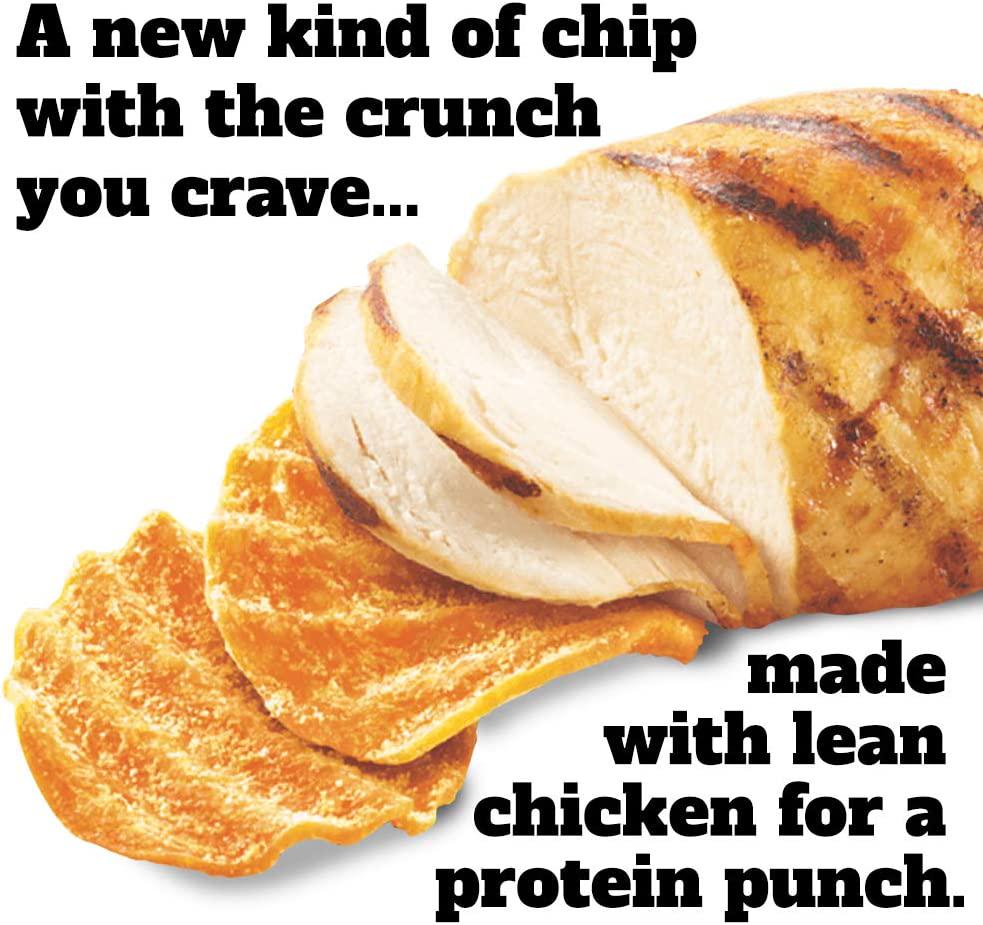 Gone Rogue High Protein Teriyaki Chicken Chips, Low Carb, Gluten Free, Keto Friendly Snacks, 4 pack