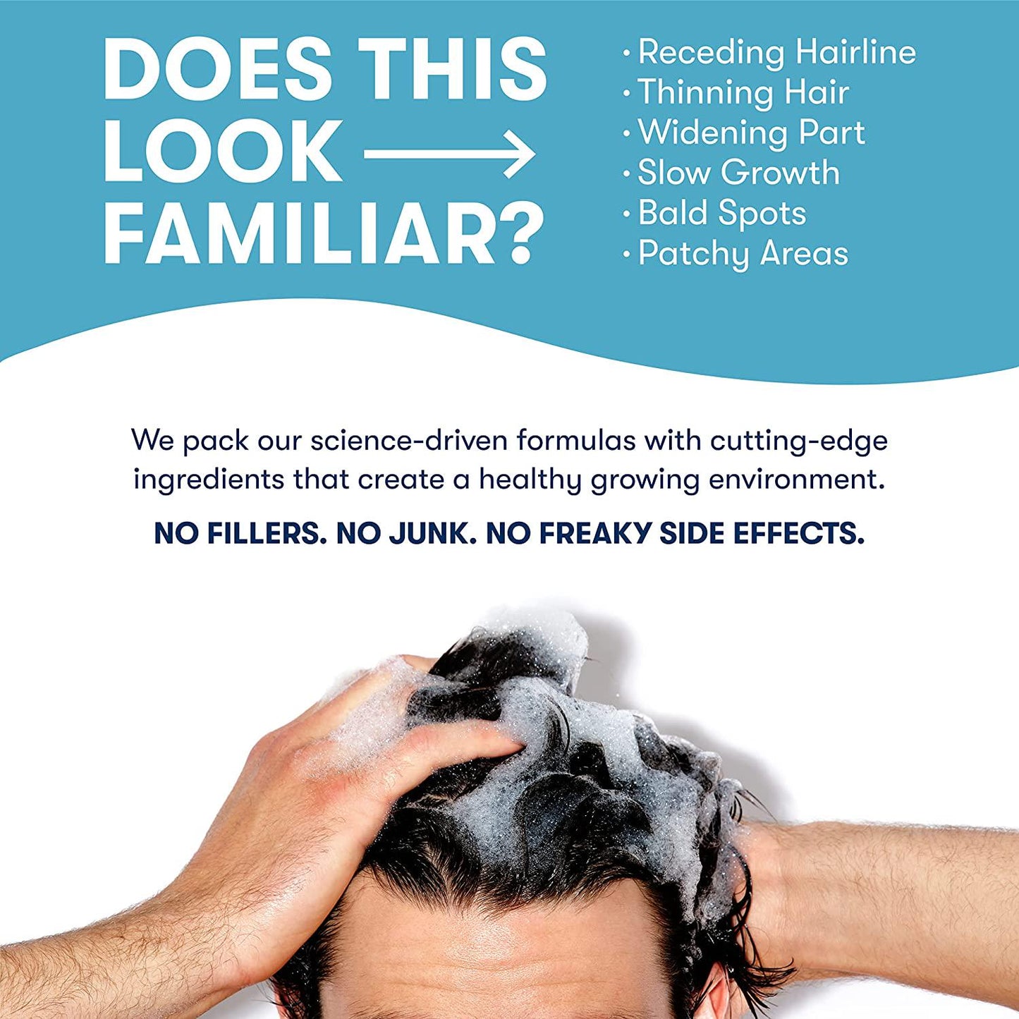 Good Bear Hairs by Good Lab. Gummy Vitamins with Biotin, Vitamin B12, C, D and Zinc for Hair Growth and Thickening. for Men and Women. All Hair Types.