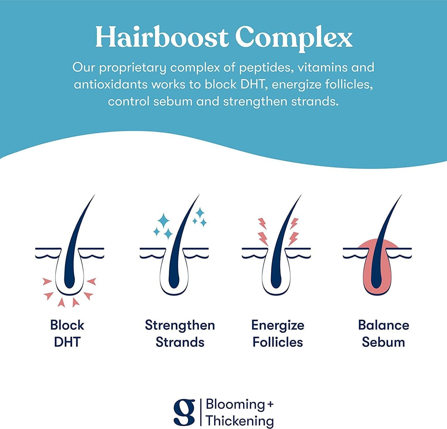 Good Bear Hairs by Good Lab. Gummy Vitamins with Biotin, Vitamin B12, C, D and Zinc for Hair Growth and Thickening. for Men and Women. All Hair Types.