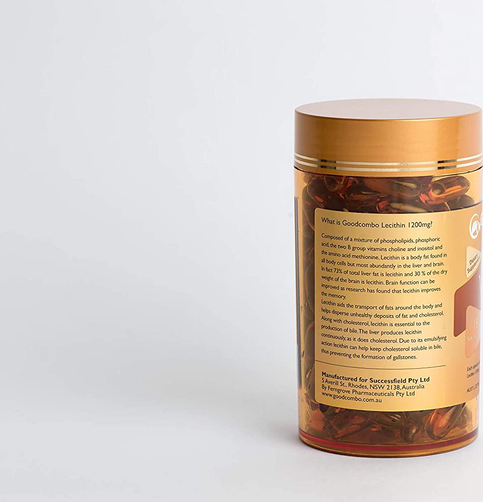 Goodcombo Lecithin 1200mg 180s, 490 grams