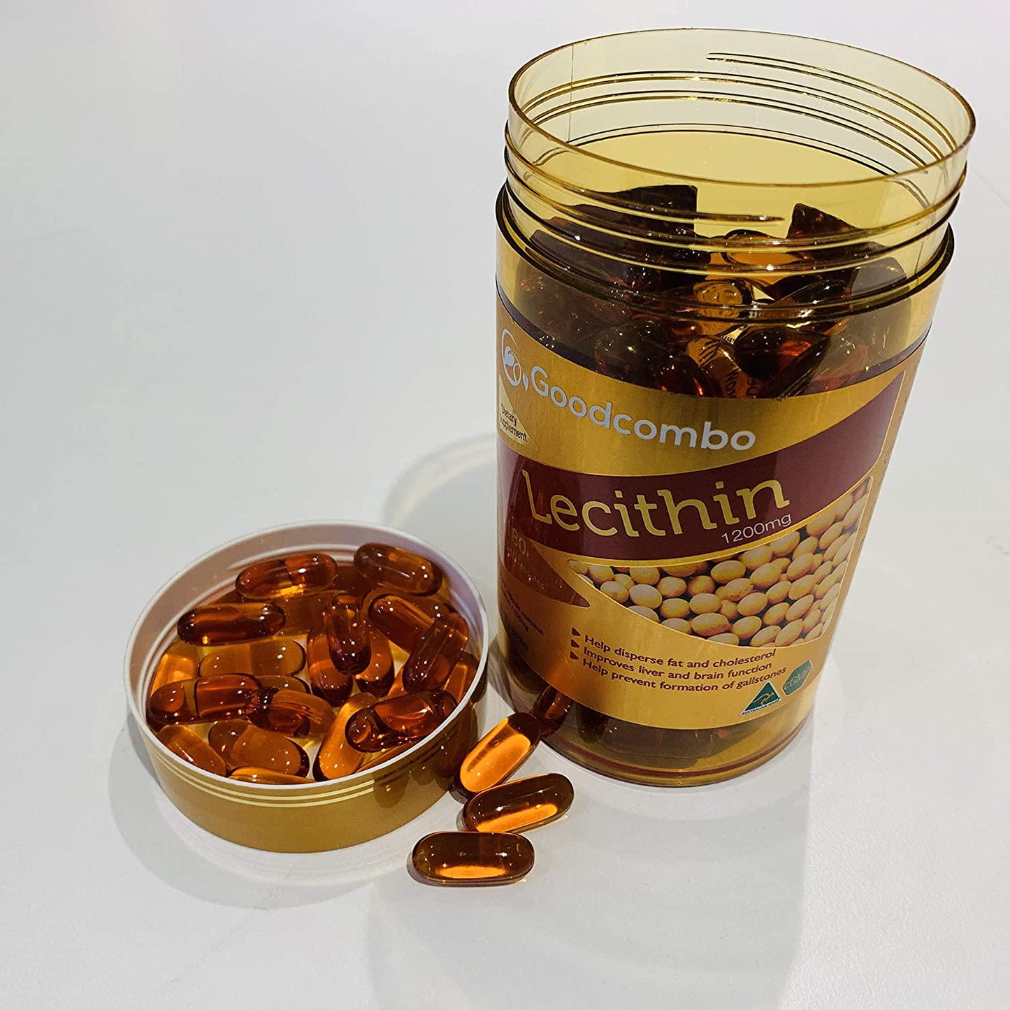 Goodcombo Lecithin 1200mg 180s, 490 grams