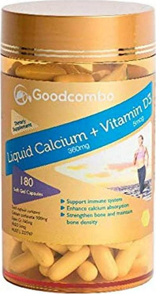 Goodcombo Liquid Calcium + Vit D3 180s, 520 grams