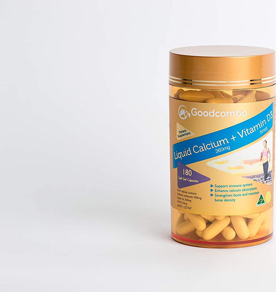 Goodcombo Liquid Calcium + Vit D3 180s, 520 grams