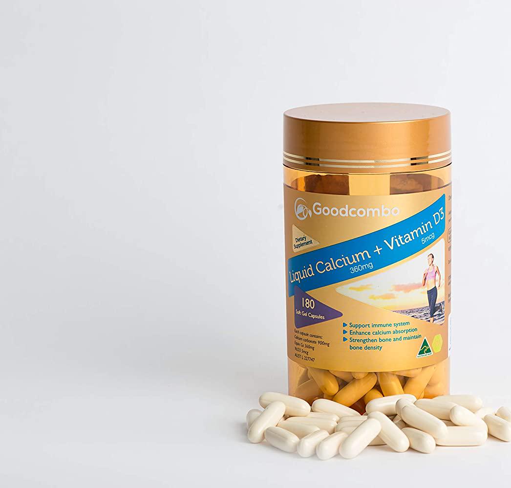 Goodcombo Liquid Calcium + Vit D3 180s, 520 grams