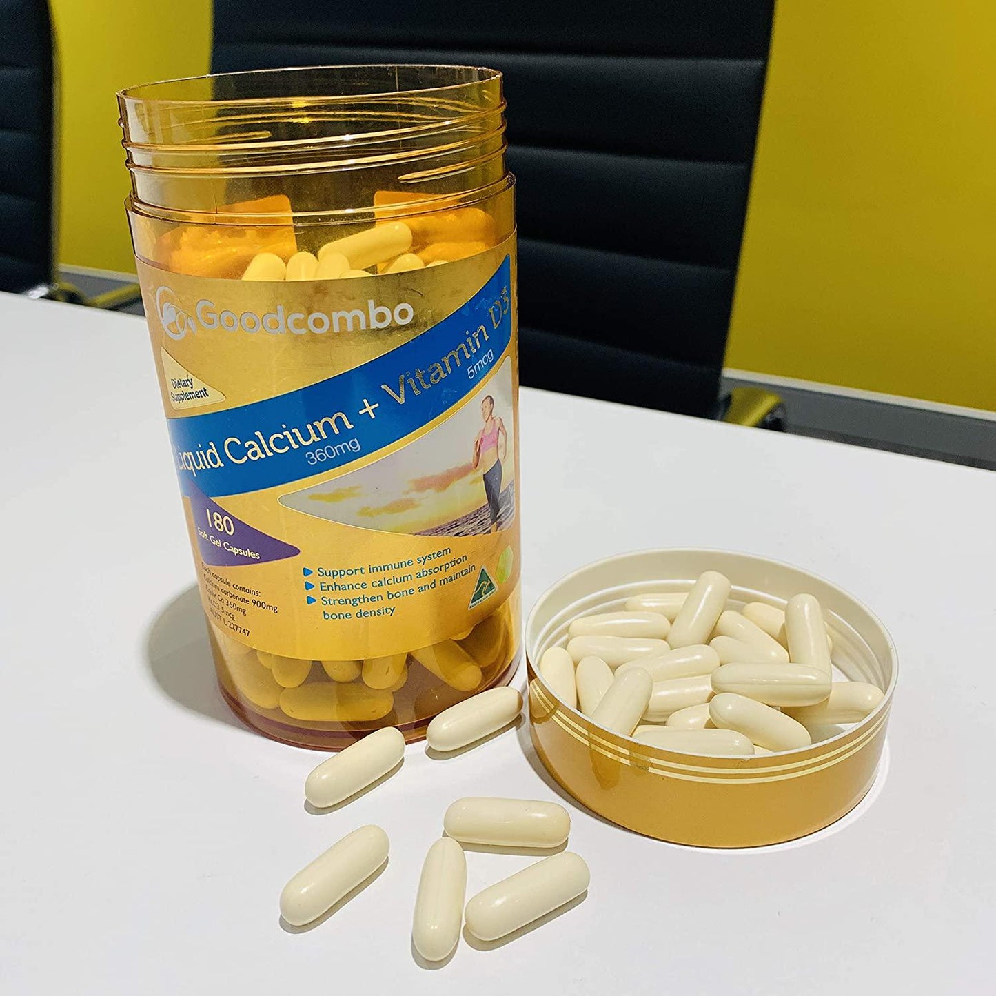 Goodcombo Liquid Calcium + Vit D3 180s, 520 grams