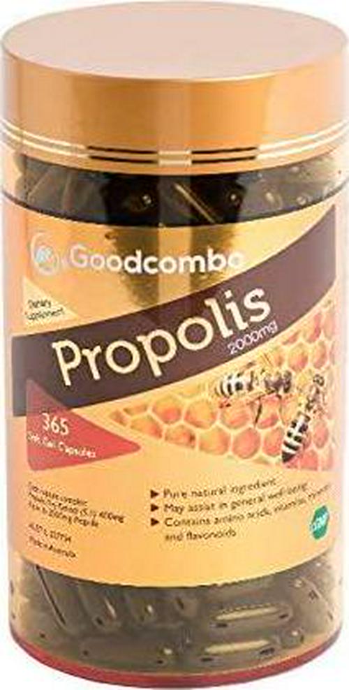 Goodcombo Propolis 2000mg Soft Gel Capsu 365s, 740 grams