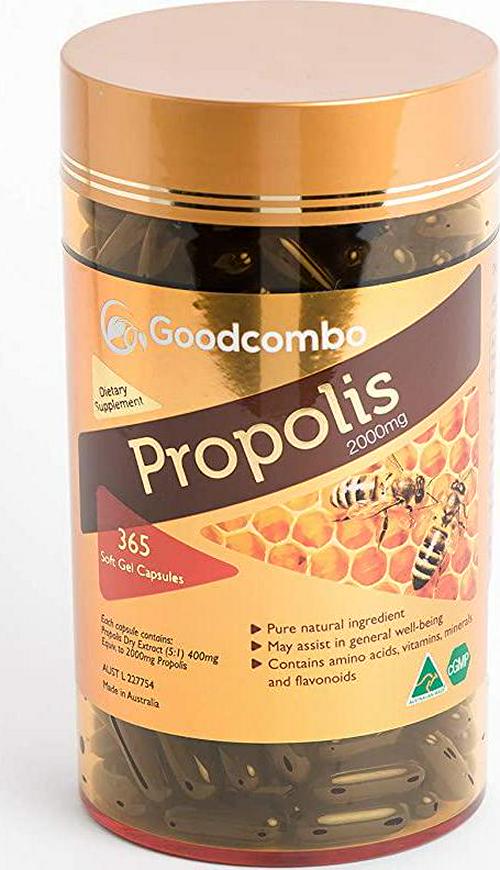 Goodcombo Propolis 2000mg Soft Gel Capsu 365s, 740 grams