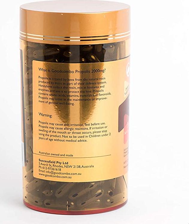 Goodcombo Propolis 2000mg Soft Gel Capsu 365s, 740 grams