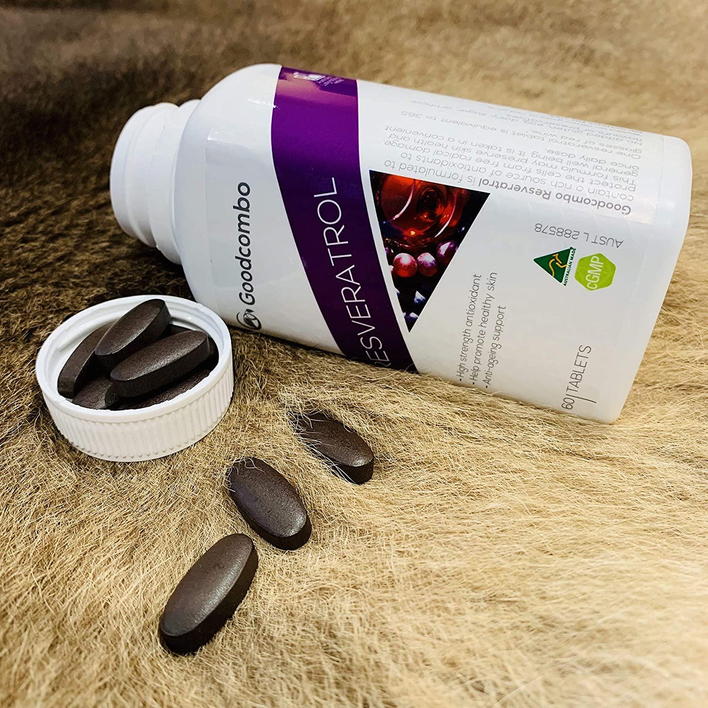 Goodcombo Resveratrol 60s, 160 grams