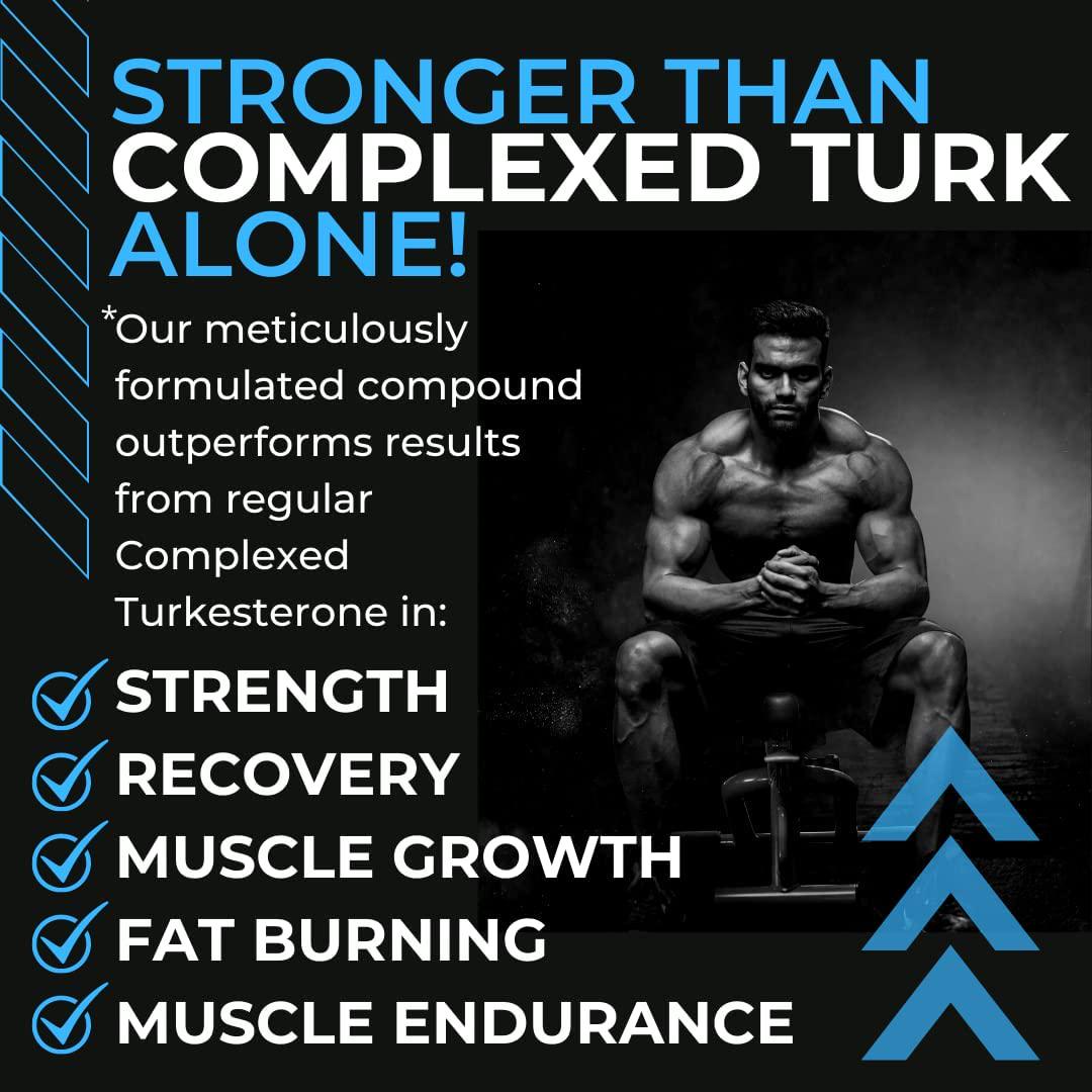 Gorilla Gulps | Anabolic Ape Enhanced Turkesterone Compound | Turkesterone, Creatinol-O-Phosphate, Ashwagandha, Bioperine | 3rd Party Lab Tested | (120 Capsules)