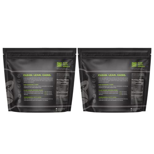 Gorilla Gulps Value Bundle Mocha/Chocolate Vegan Mass Gainer 10 lb Natural High Calorie Protein Powder GMO, Gluten, Dairy, and Soy Free. No Artificial in