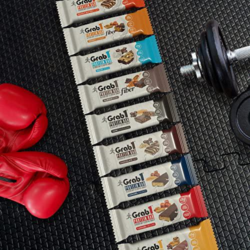 Grab1 Protein Bars, Chocolate Oat Protein Bar (2 Pack - 10 Bars) | Delicious and Nutritious | Low Calorie | Perfect for Snacking