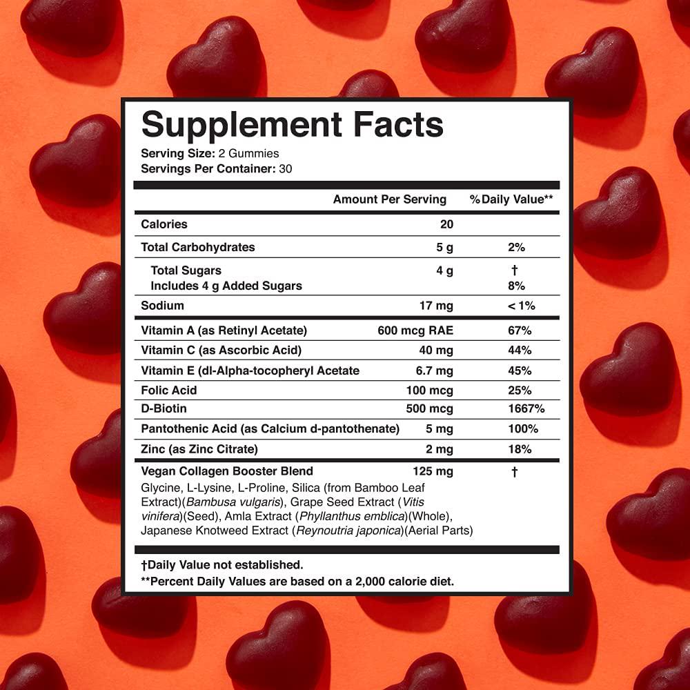 Grande Cosmetics GrandeGUMMIES Vegan Collagen Booster Healthy Hair and Skin