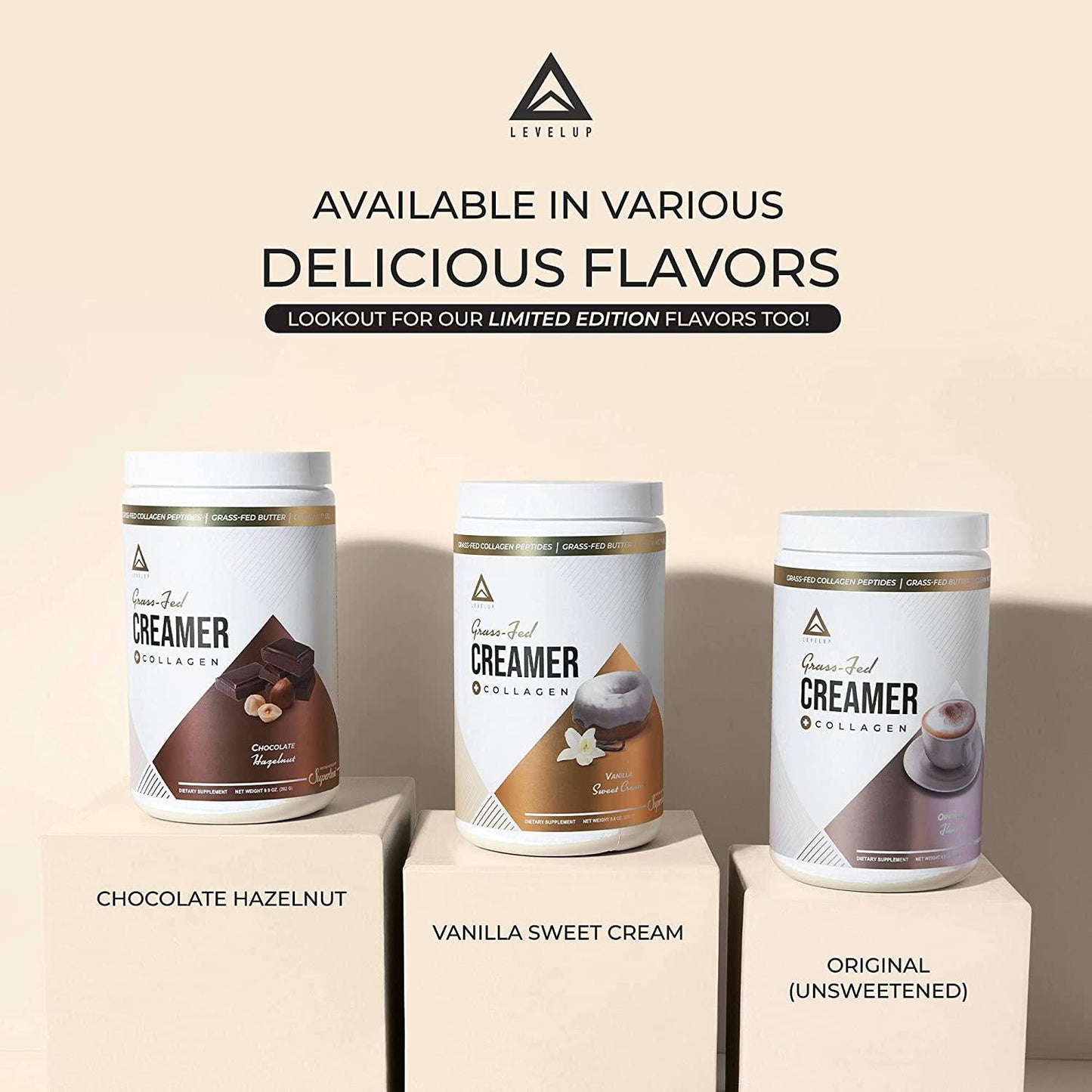 Grass-fed Keto Creamer: Collagen Protein + C8 MCT Oil + Irish Butter | Keto Bomb BPC Coffee Creamer | Ketogenic Diet Ketosis Supplement Ketone Support (Vanilla Sweet Cream, 19.5 oz)