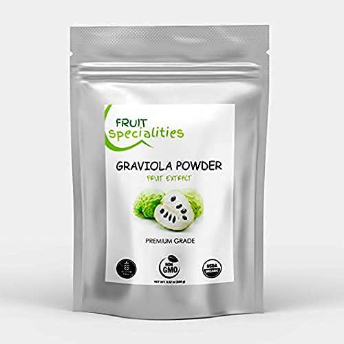 Graviola (Soursop) Fruit Powder, All-Natural Pure Graviola Fruit Powder, Annona Muricata Guanabana (3.52 oz)