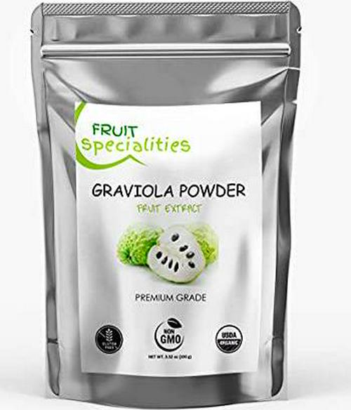 Graviola (Soursop) Fruit Powder, All-Natural Pure Graviola Fruit Powder, Annona Muricata Guanabana (3.52 oz)
