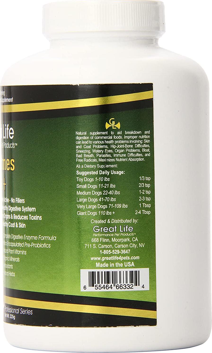 Great Life Enzymes Pro Pet Digestive Remedy, 225gm