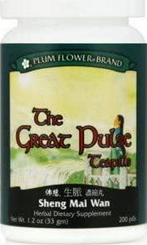 Great Pulse Teapills, The (Sheng Mai San Wan), 200 ct, Plum Flower