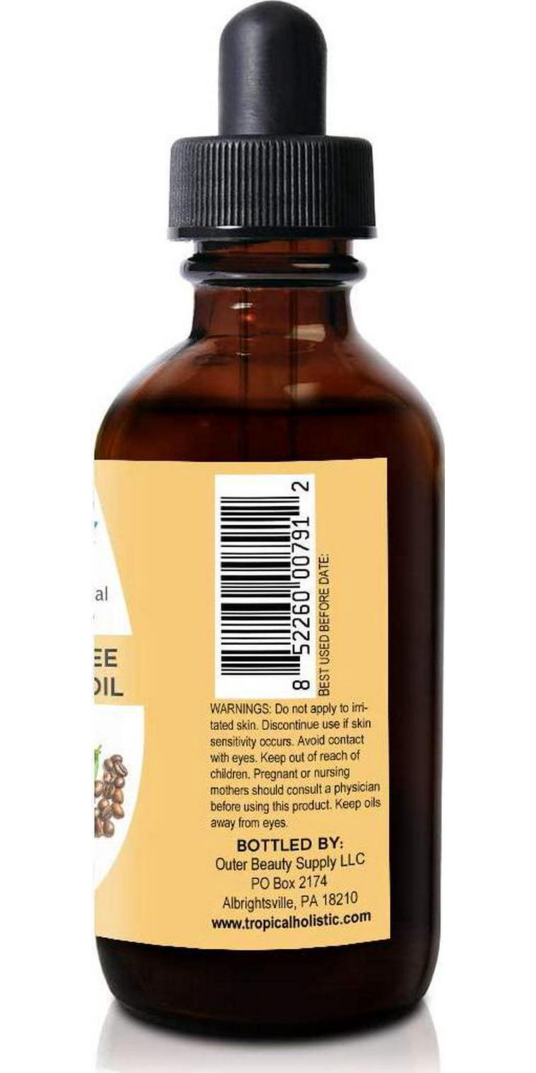 Green Coffee Bean Elixir Oil 4 oz -100% Pure Unrefined Blended Total Body Massage Oil for Cellulite, Weight Loss, Massage, Smoother, Firmer Skin