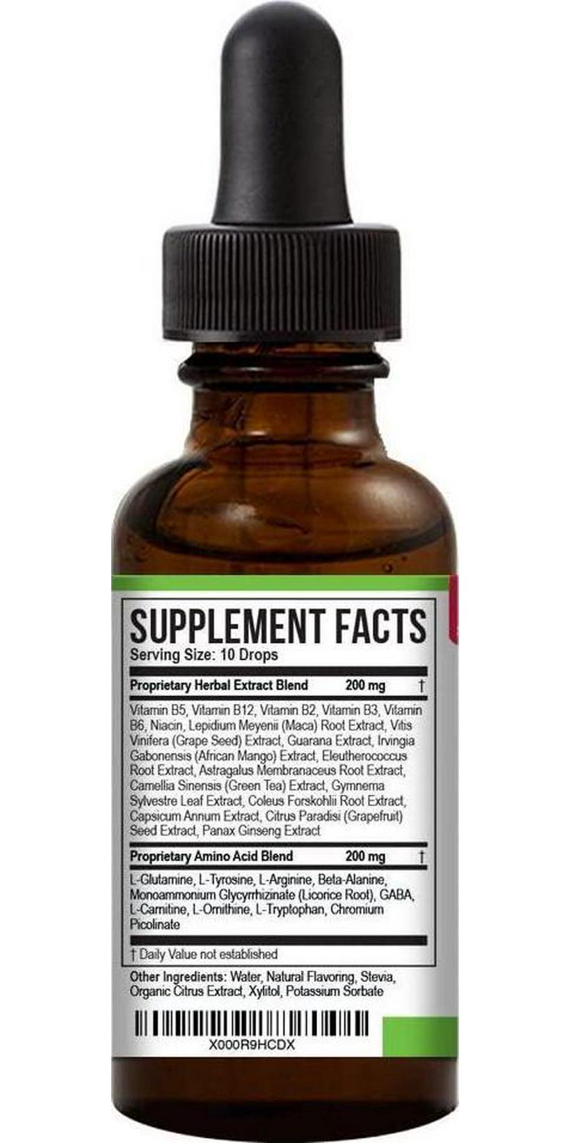 Green Organics Vitamin B Complex Liquid Drops to Support Energy, Vitality, and Immunity Health (2 Fl Oz)