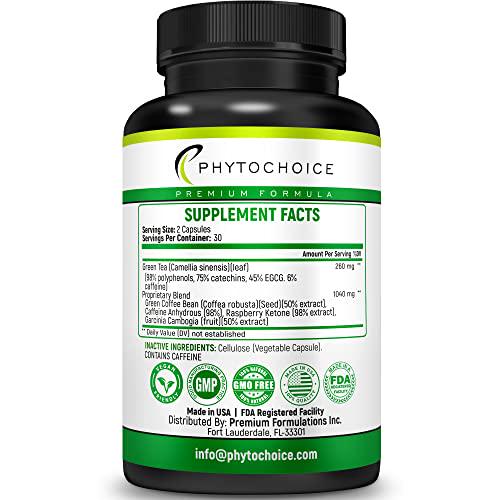 Green Tea Extract EGCG-Natural Fat Burner Appetite Suppressant-Weight Loss Pills for Women and Men-Best Diet Pills that Work Fast for Women and Men-Supplement to Burn Belly Fat and Lose Weight Fast-60