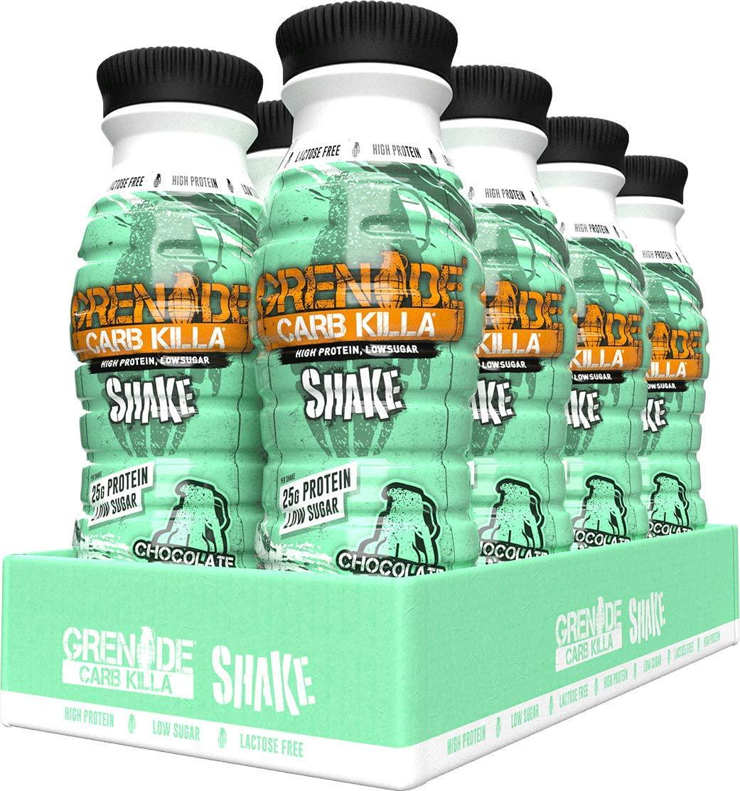 Grenade Carb Killa Chocolate Mint High Protein Shake, 8 x 330 ml