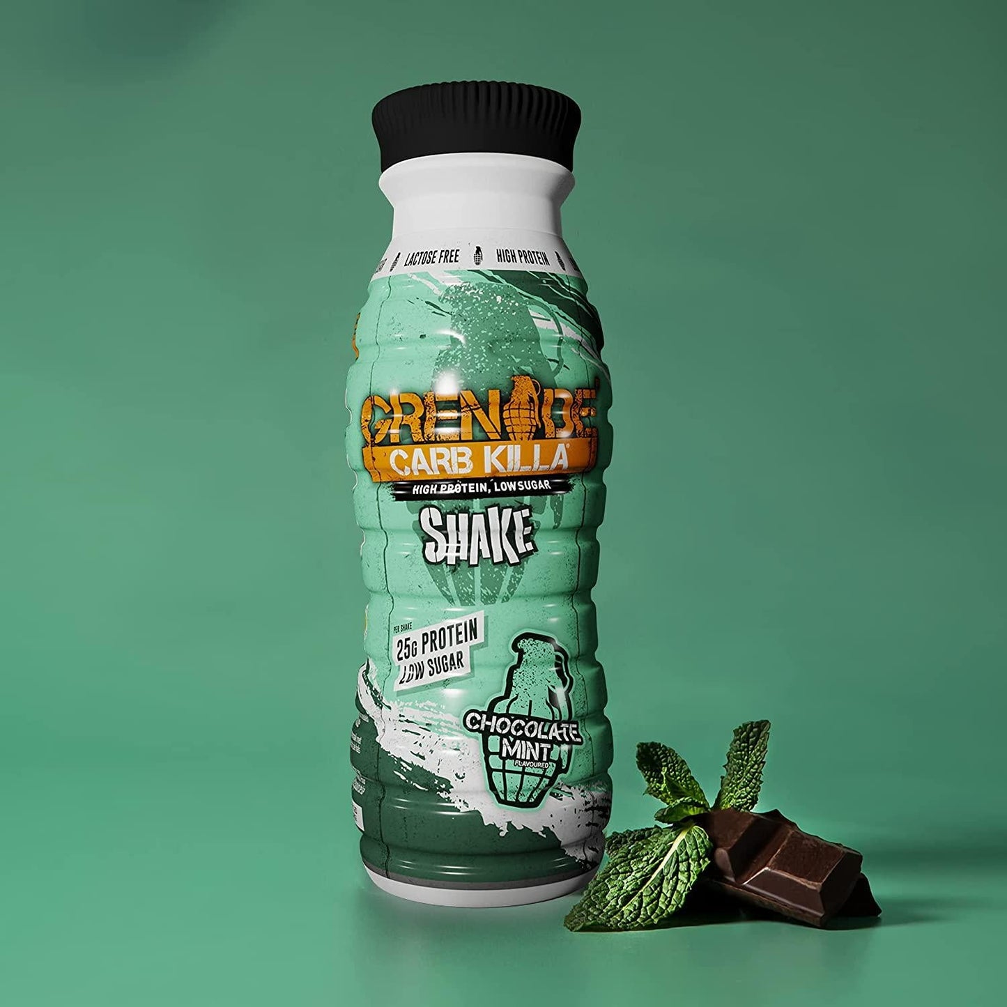 Grenade Carb Killa Chocolate Mint High Protein Shake, 8 x 330 ml
